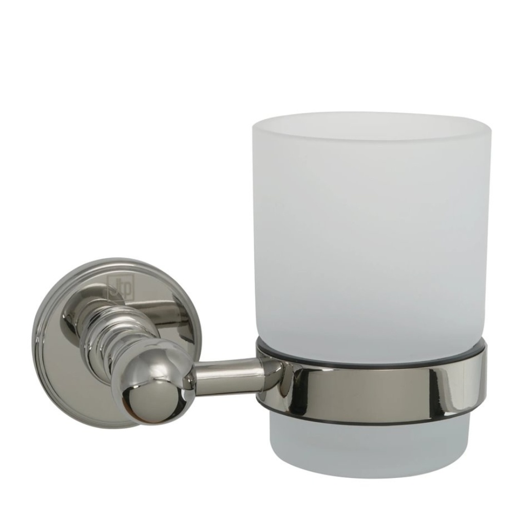 JTP Grosvenor Cross Nickel Tumbler Holder Cut Out